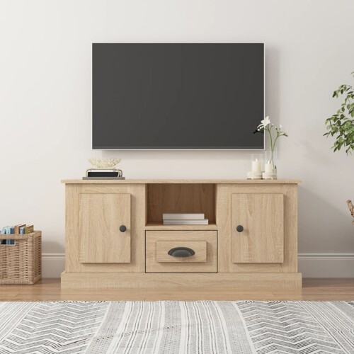 vidaXL TV ormarić boja hrasta sonome 100x35,5x45 cm konstruirano drvo