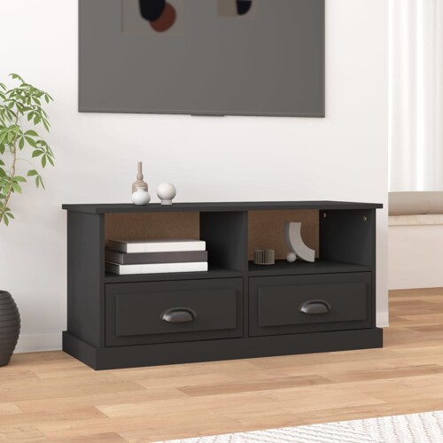 vidaXL TV ormarić crni 93 x 35,5 x 45 cm od konstruiranog drva