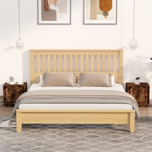 vidaXL Noćni ormarići 2 kom boja dimljenog hrasta 44x35x45 cm drveni