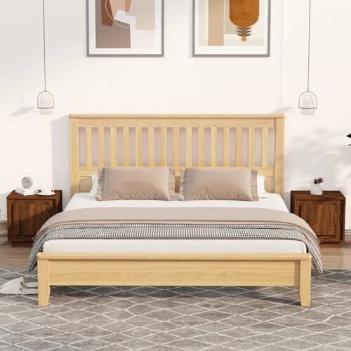 vidaXL Noćni ormarići 2 kom boja smeđeg hrasta 44x35x45 cm drveni
