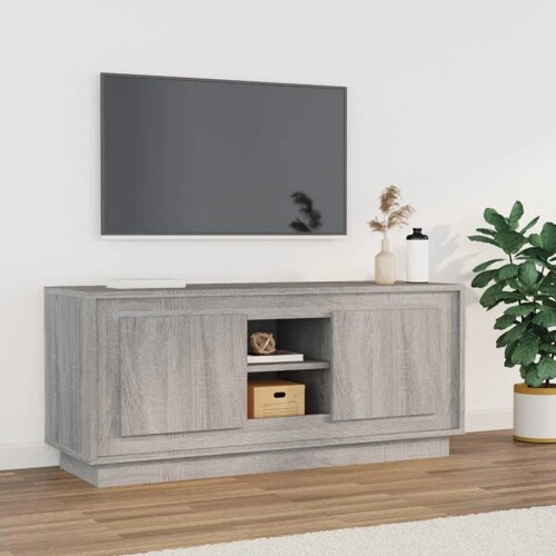 vidaXL TV ormarić boja hrasta sonome 102x35x45 cm konstruirano drvo