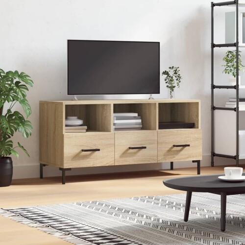 vidaXL TV ormarić boja hrasta sonome 102x36x50 cm konstruirano drvo