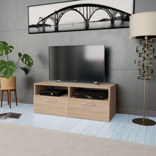 vidaXL TV Ormarić od Iverice 95x35x36 cm Boja Hrasta