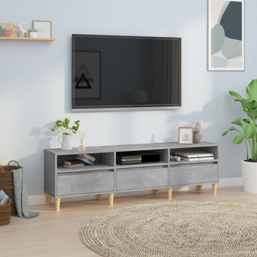 vidaXL TV ormarić boja betona 150x30x44,5 cm od konstruiranog drva