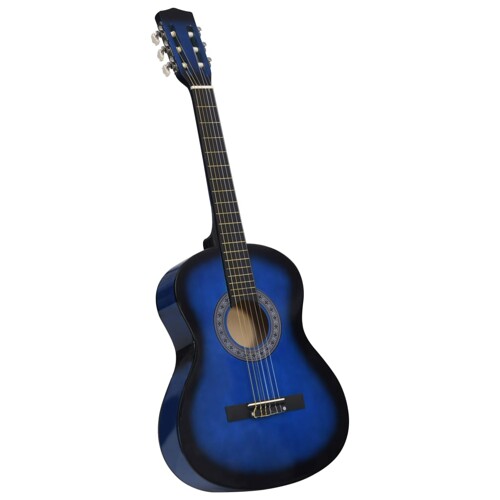 vidaXL Klasična gitara za početnike i djecu plava 3/4 36\\"