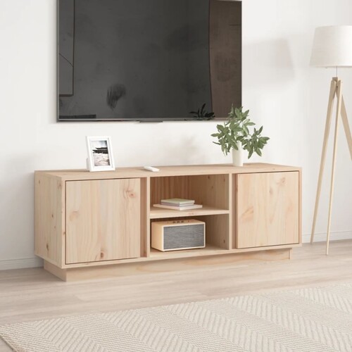 vidaXL TV ormarić 110 x 35 x 40,5 cm od masivne borovine
