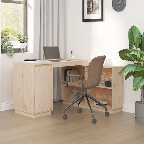 vidaXL Radni stol 110 x 50 x 75 cm od masivne borovine