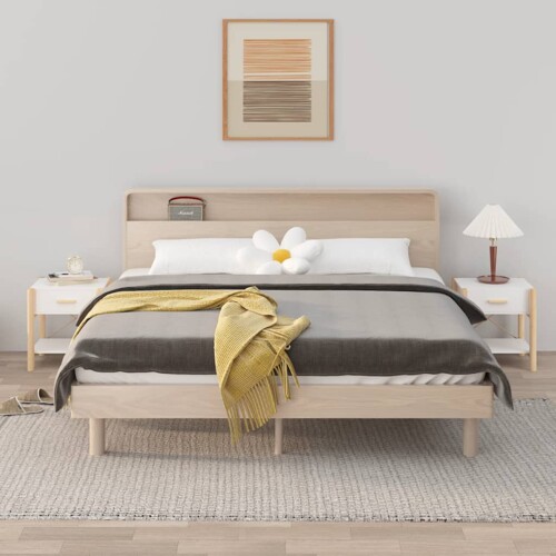 vidaXL Noćni ormarići 2 kom bijeli 42x38x45 cm od konstruiranog drva