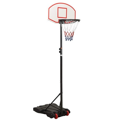 vidaXL Košarkaški stalak bijeli 216 - 250 cm od polietilena