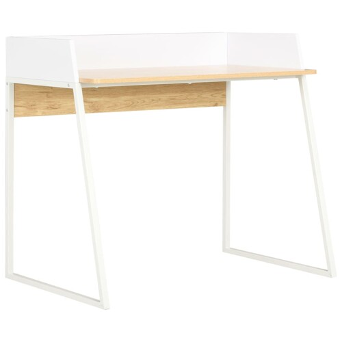 vidaXL Radni stol bijeli i boja hrasta 90 x 60 x 88 cm