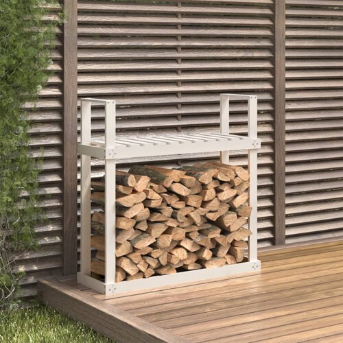 vidaXL Stalak za drva za ogrjev 110x35x108,5 cm od masivne borovine