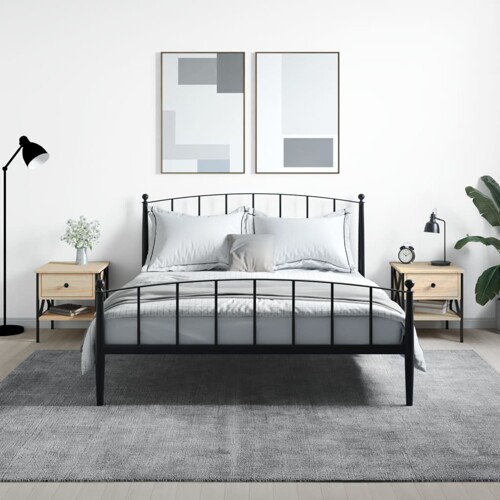 vidaXL Noćni ormarići 2 kom boja hrasta 40x42x45 cm konstruirano drvo