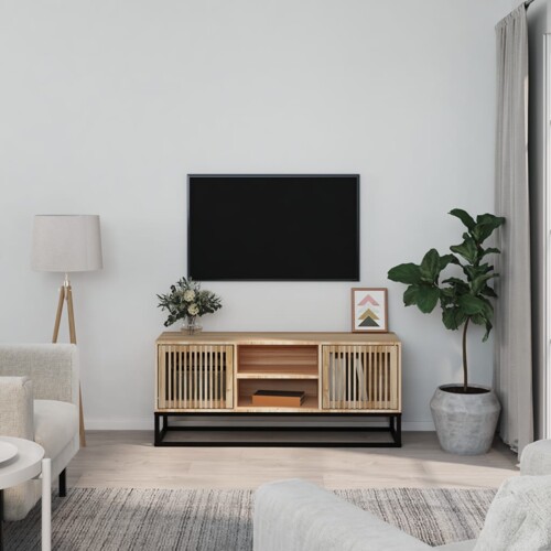 vidaXL TV ormarić 105x30x45 cm od konstruiranog drva i željeza