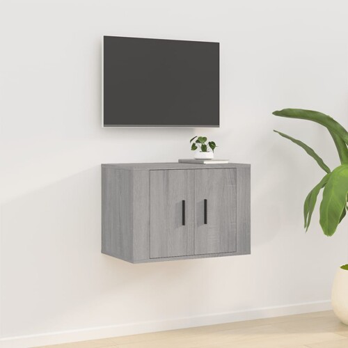 vidaXL Zidni TV ormarić Boja sivog hrasta sonome 57x34,5x40 cm