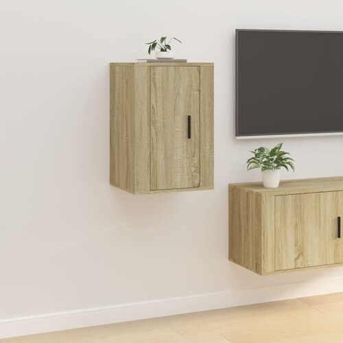 vidaXL Zidni TV ormarić boja hrasta sonome 40x34,5x60 cm