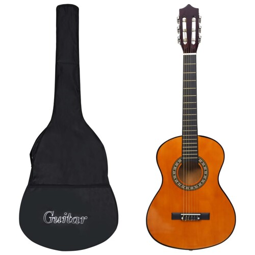 vidaXL Klasična gitara za početnike i djecu s torbom 1/2 34 \\"