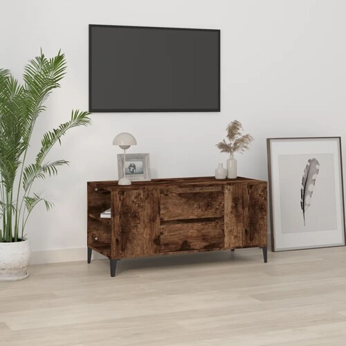 vidaXL TV ormarić boja hrasta 102x44,5x50 cm konstruirano drvo