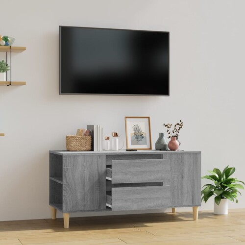 vidaXL TV ormarić boja sivog sonome 102x44,5x50 cm konstruirano drvo