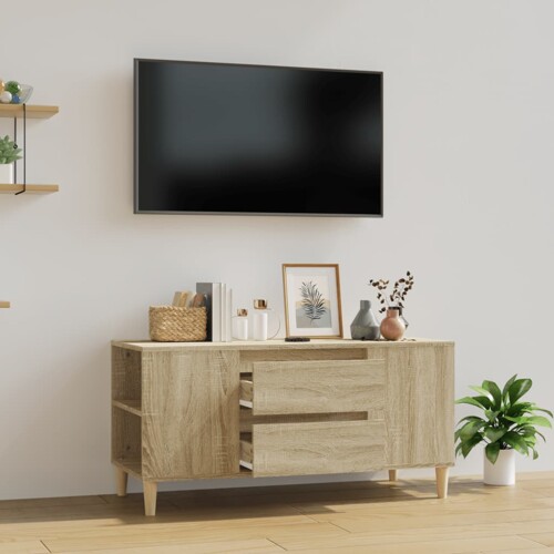 vidaXL TV ormarić boja hrasta sonome 102x44,5x50 cm konstruirano drvo