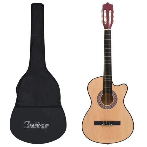 vidaXL 12-dijelni set akustične gitare Western s prorezom i 6 žica 38\\"