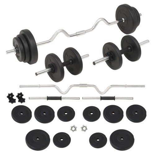 vidaXL Set Šipki i Utega 30 kg