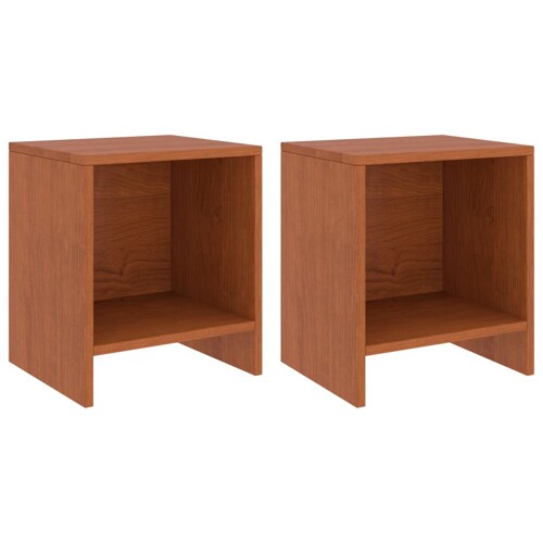 vidaXL Noćni ormarići 2 kom boja meda 35x30x40 cm od masivne borovine