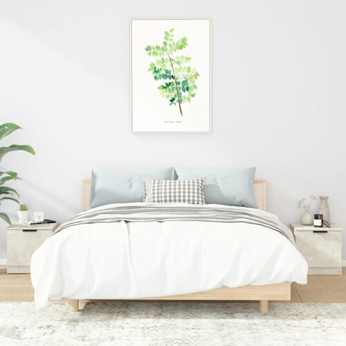 vidaXL Noćni ormarići 2 kom siva boja betona 40 x 39 x 40 cm