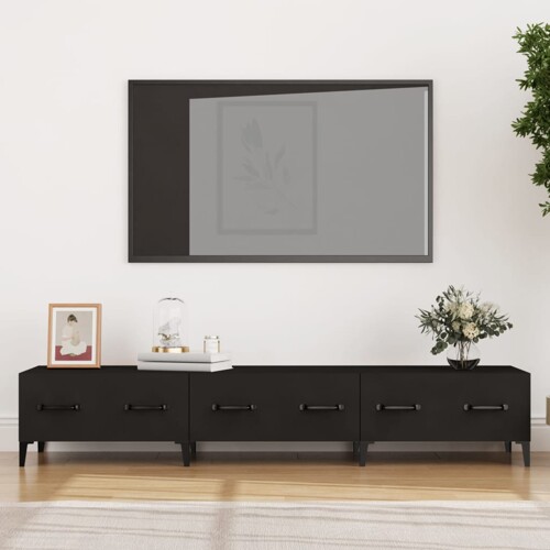 vidaXL TV ormarić crni 150 x 34,5 x 30 cm od konstruiranog drva