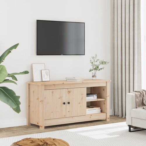 vidaXL TV ormarić 103 x 36,5 x 52 cm od masivne borovine
