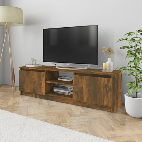 vidaXL TV ormarić dimljeni hrast 120 x 30 x 35,5 cm konstruirano drvo