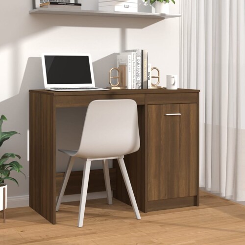vidaXL Radni stol boja smeđeg hrasta 100x50x76 cm konstruirano drvo