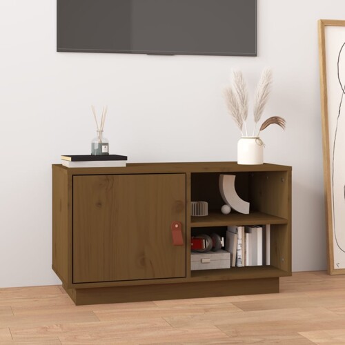 vidaXL TV ormarić smeđa boja meda 70 x 34 x 40 cm od masivne borovine