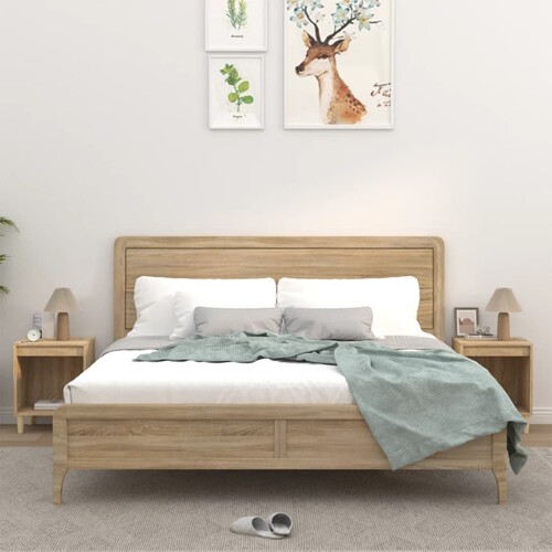 vidaXL Noćni ormarići 2 kom hrasta sonome 40x35x50 cm