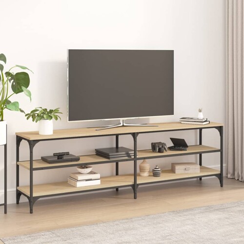 vidaXL TV ormarić boja hrasta 160x30x50 cm od konstruiranog drva
