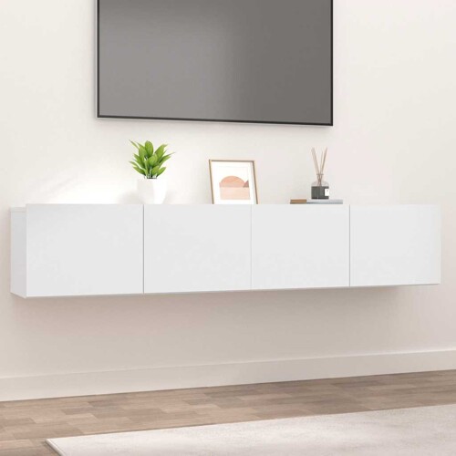 vidaXL TV ormarići 2 kom bijeli 80 x 30 x 30 cm od konstruiranog drva