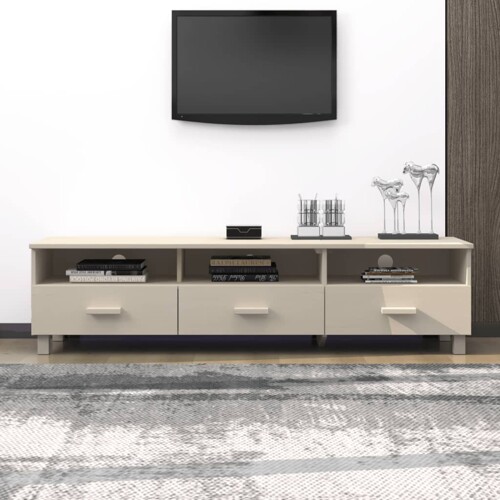 vidaXL TV ormarić HAMAR boja meda 158 x 40 x 40 cm od masivne borovine