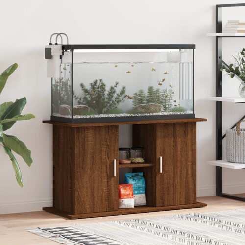 vidaXL Stalak za akvarij boja hrasta 101x41x58 cm konstruirano drvo