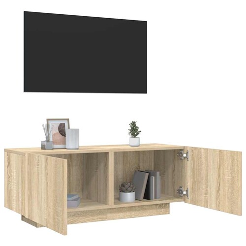 vidaXL TV ormarić boja hrasta sonome 100x35x40 cm konstruirano drvo