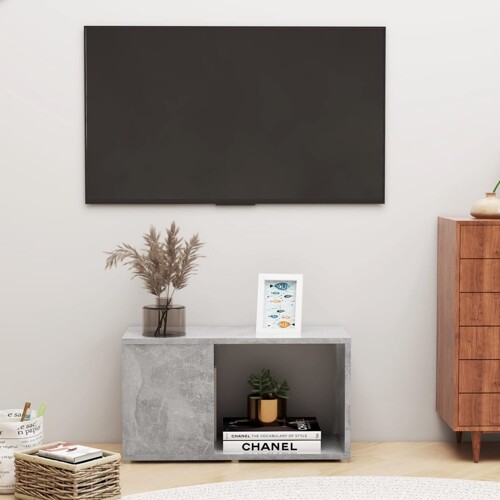vidaXL TV ormarić siva boja betona 60 x 24 x 32 cm konstruirano drvo