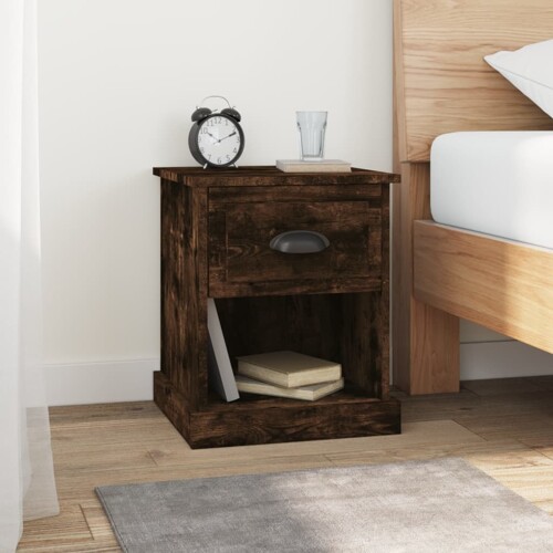 vidaXL Noćni ormarići 2 kom boja hrasta 39x39x47,5cm konstruirano drvo