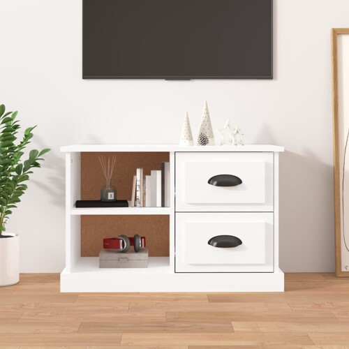 vidaXL TV ormarić sjajni bijeli 73x35,5x47,5 cm od konstruiranog drva