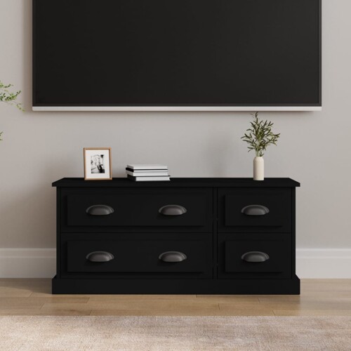 vidaXL TV ormarić crni 100x35,5x45 cm od konstruiranog drva