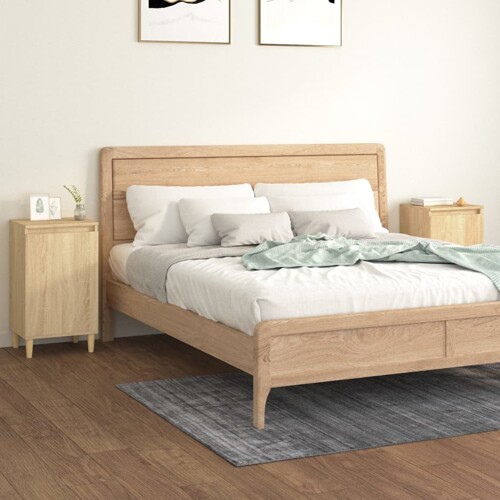 vidaXL Noćni ormarići 2 kom boja hrasta 40x35x70 cm konstruirano drvo