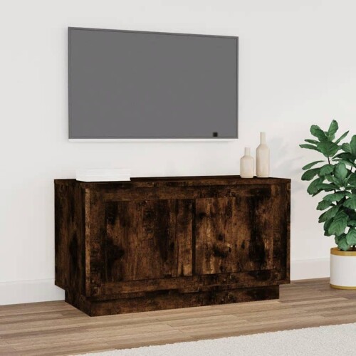 vidaXL TV ormarić boja dimljenog hrasta 80x35x45 cm konstruirano drvo
