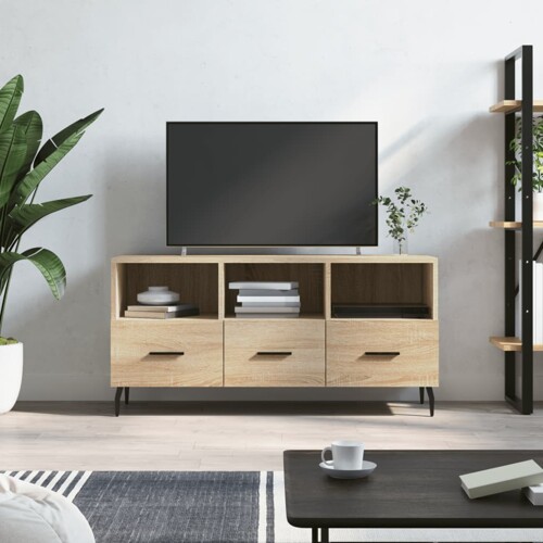 vidaXL TV ormarić boja hrasta sonome 102x36x50 cm konstruirano drvo