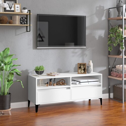 vidaXL TV ormarić bijeli 100 x 34,5 x 44,5 cm od konstruiranog drva