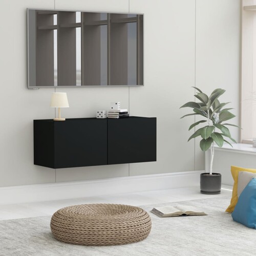 vidaXL TV ormarić crni 80 x 30 x 30 cm od konstruiranog drva
