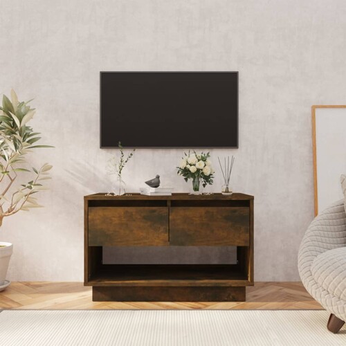 vidaXL TV ormarić boja dimljenog hrasta 70x41x44 cm konstruirano drvo
