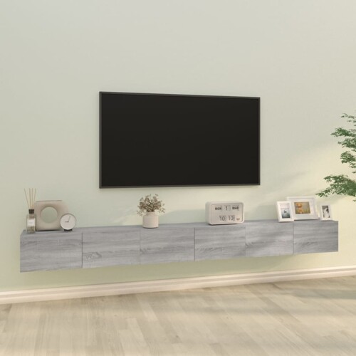 vidaXL 3-dijelni set TV ormarića boja hrasta sonome konstruirano drvo