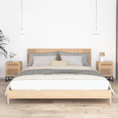 vidaXL Noćni ormarići 2 kom 40 x 30 x 55,5 cm od drva i željeza